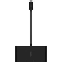 Belkin USB-C auf Gigabit-Ethern. HDMI/VGA/USB-A-Adapter, schwarz