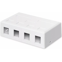 Goobay Keystone Leergehäuse 4-port
