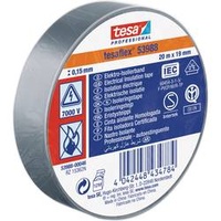 Tesa Professional 53988 Soft PVC Isolierband grau 19mm/20m, 1