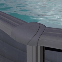 Gre Stahlwandpool Kea oval 500 x 300 x 120
