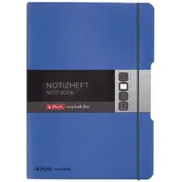 Herlitz Notizheft my.book flex A4 kariert/liniert Blau