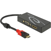 DeLock 87730 - USB-C HDMI VGA (D-Sub) Male Female