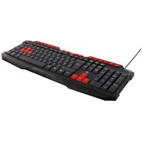 Deltaco Gaming DK110 Kabelgebunden Gaming-Tastatur UK-Englisch, QWERTY Schwarz