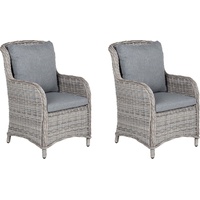 Beliani Polyrattan Gartensessel 60 x 73 x 96 cm