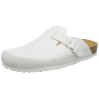 LICO Bioline Clog Unisex Erwachsene Hausschuh, Weiß, 43