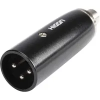 HICON HI-X3CI-MF XLR-Adapter XLR-Stecker - Cinch-Buchse 1St.