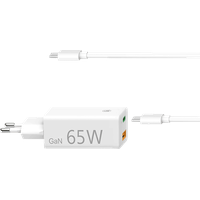 Hama Universal-USB-C-Notebook-Netzteil GaN Power Delivery (PD) 65W weiß (200016)