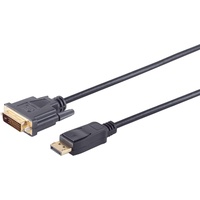 ShiverPeaks Displayport Stecker 20p < DVI 24+1 Stecker 2