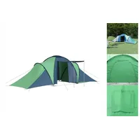 VidaXL Campingzelt 6 Personen Blau und Grün