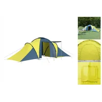 VidaXL Campingzelt 6 Personen Blau und Gelb