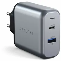 Satechi 30W Dual-Port Wall Charger Space Grey