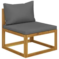 VidaXL Modular-Mittelsofa braun/dunkelgrau