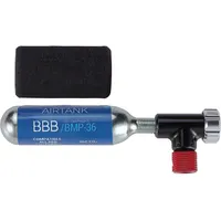BBB EasyAir CO2 Pumpe Fahrradpumpe schwarz