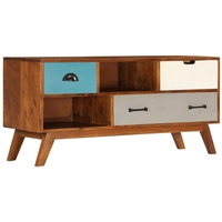 VidaXL TV-Schrank mit 3 Schubladen 110x35x50 cm Massivholz Akazie