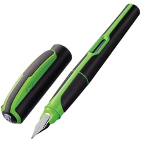 Pelikan Style P57 Patronenfüller neongrün/schwarz M Neongrün, für Rechts-