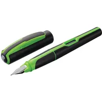 Pelikan Style P57 Patronenfüller neongrün/schwarz M Neongrün, für Rechts-