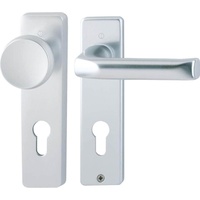 HOPPE Kurzschildgarnitur London 54/227K/202KP/AP/113 Alu.F1 PZ Wechselgrt.