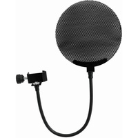 Omnitronic Mikrofon-Popfilter, Metall schwarz