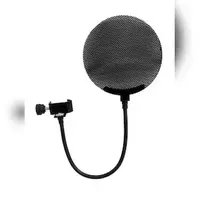 Omnitronic Mikrofon-Popfilter, Metall schwarz