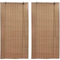 VidaXL Bambusrollo 120 x 220 cm Braun