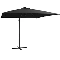 VidaXL Ampelschirm 250 x 250 cm schwarz