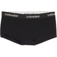 Icebreaker Sprite Hot Pants Damen - Black / Black