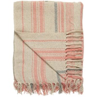 Ib laursen Wohndecke 130 x 160 cm coral sands/grey