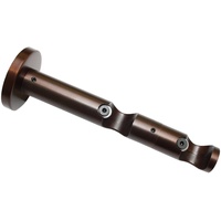 GARDINIA 31371 Doppeltraeger für Gardinenstangen 2-läufig offen, Serie Chicago,