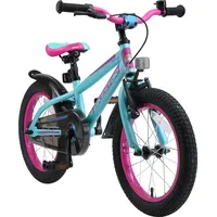 Bikestar Urban Jungle 16" türkis/pink Rücktrittbremse