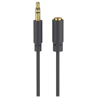 Goobay 97111 Kopfhörer- und Audio- Verlängerungskabel AUX, 3,5 mm