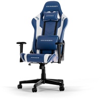 DXRacer PRINCE L Blau & Weiß PVC Leder das