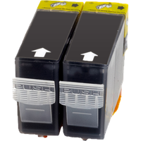 Ampertec kompatibel zu Canon BCI-3eBK schwarz 2er Pack
