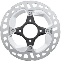 Shimano Bremsscheibe RT-MT800 Center-Lock Silver/Black Durchmesser 140mm 2020 Bremsscheiben
