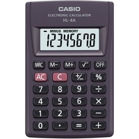 Casio HL-4A Taschenrechner Anthrazit Display (Stellen): 8 batteriebetrieben (B