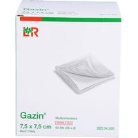 ToRa Pharma GmbH Gazin Mullkomp.7,5x7,5 cm steril 8fach