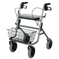 PARAM Rollator Standard mit Korb und Tablett 01270718 silber