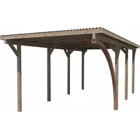 Weka Einzelcarport 606 A 3,00 x 6,00 m kdi