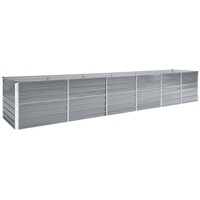 VidaXL Garten-Hochbeet verzinkter Stahl 480 x 80 x 77