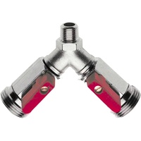 Ich-zapfe Absperrhahn für Druckminderer 2-leitig