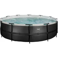 EXIT TOYS Black Leather Pool 488 x 122 cm