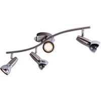 GLOBO LED Decken Strahler Lampe chrom Wohn Zimmer Beleuchtung