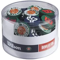 Wilson Packung mit 75 Vibrationsdämpfer, Roland Garros Bowl o