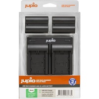 JUPIO Kit NP-W235 + USB DUAL CHARGER