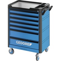 Gedore Werkzeugwagen workster highline mit 147-teilig Werkzeugsortiment
