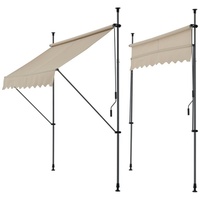 Pro.tec Klemmmarkise Stem 150x120x220-309 cm Sandfarben