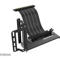 Akasa Riser Black Pro, Riser Card Cable inkl. PCI-Slot
