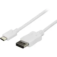 Startech USB-C auf DisplayPort Adapter 1,80 m Weiß