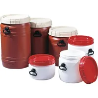 Curtec deutschland gmbh Weithalsfass braun Deckel m.2 Tragegriffen Einfüllöffnung-D.354mm