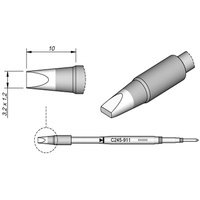 Jbc Lötspitze Meißelform Spitzen-Größe 3.2mm Inhalt 1St.