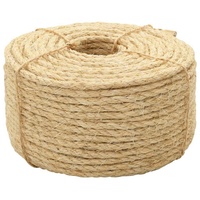 VidaXL Seil 100% Sisal 10 mm 50 m